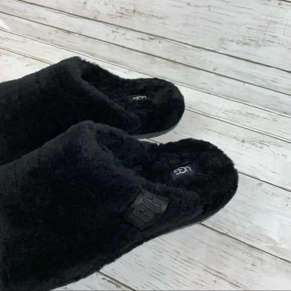 UGG Fluff You Black Slippers main image 10